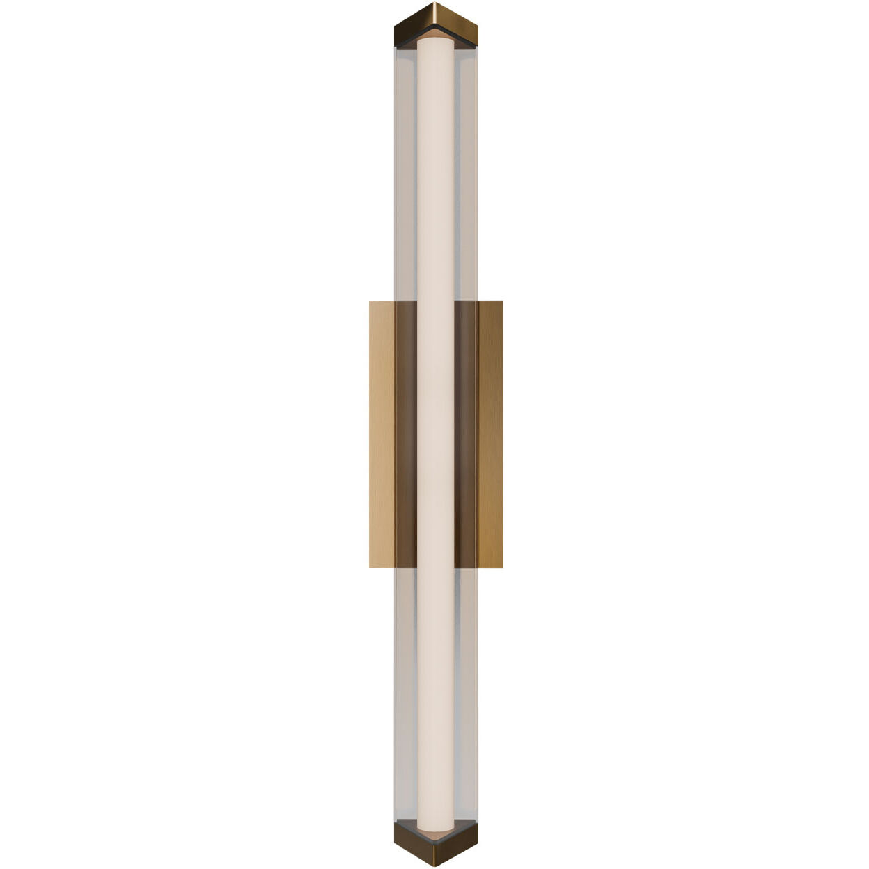 Boulevard LED 24 inch Aged Brass Bath Vanity & Wall Light in 2700K, dweLED