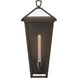 Estate Series Alford Place 1 Light 27 inch Oil Rubbed Bronze Outdoor Wall Mount Lantern