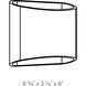 Harlow LED 6.75 inch Black ADA Sconce Wall Light, Up/Down