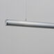 Continuum LED 38.5 inch Satin Aluminum Linear Pendant Ceiling Light