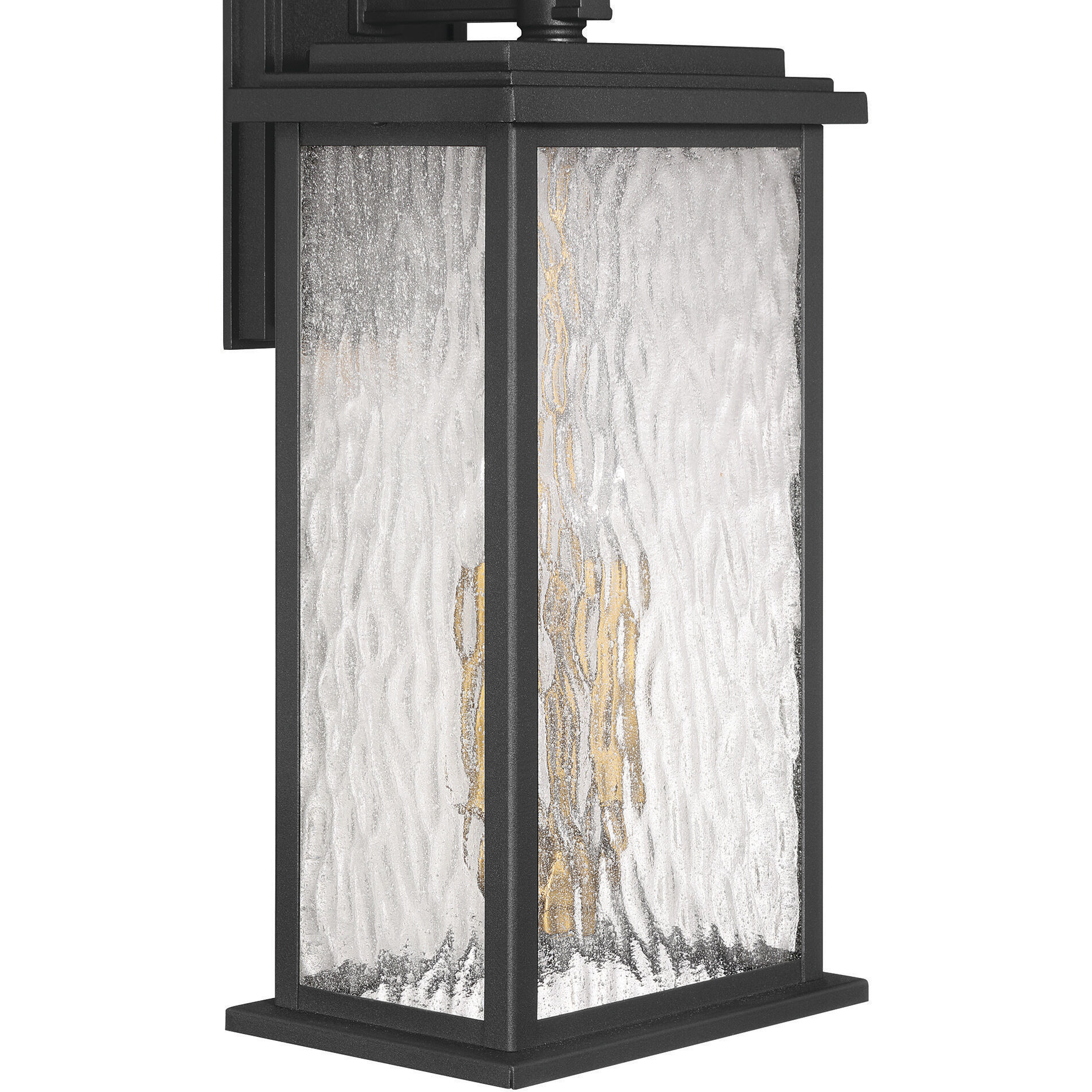 Estate 2 Light 19 inch Black and Brass Outdoor Wall Sconce