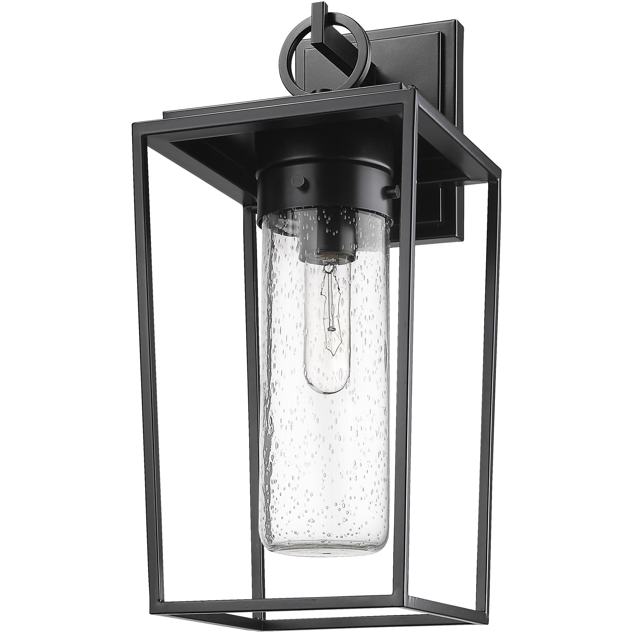 Sheridan 1 Light 18 inch Black Outdoor Wall Light