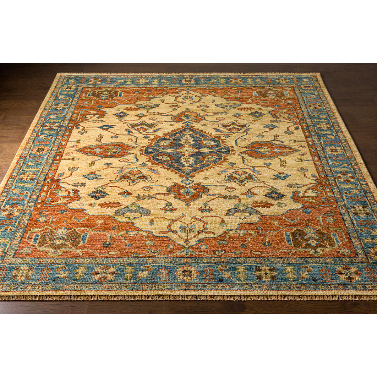 Biscayne 36 X 24 inch Brick Red Rug in 2 x 3, Rectangle