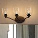 Bellwood 3 Light 21.75 inch Matte Black Bathroom Light Wall Light