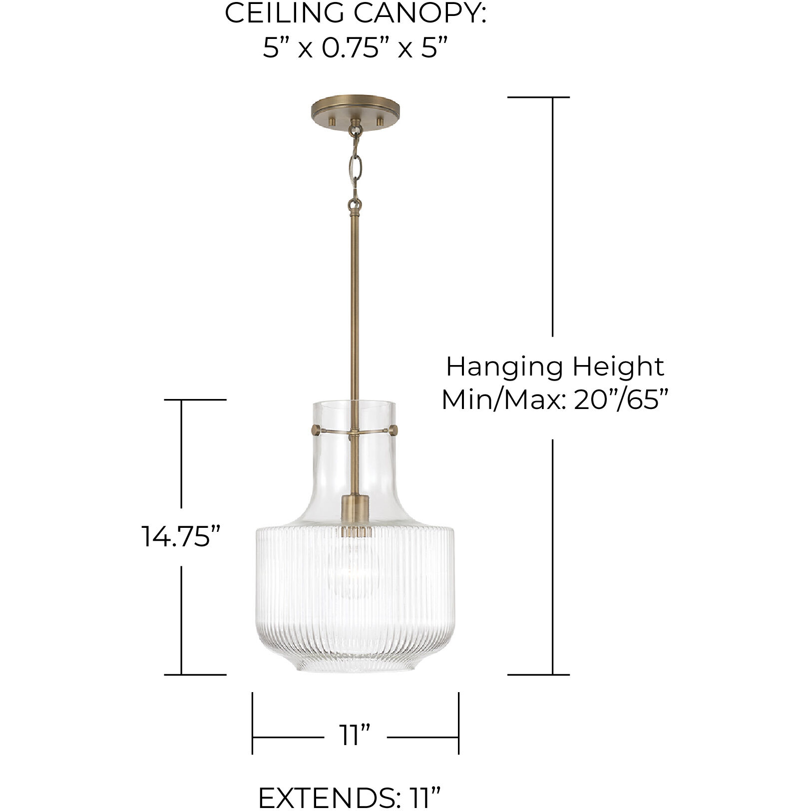 Nyla 1 Light 11 inch Aged Brass Pendant Ceiling Light