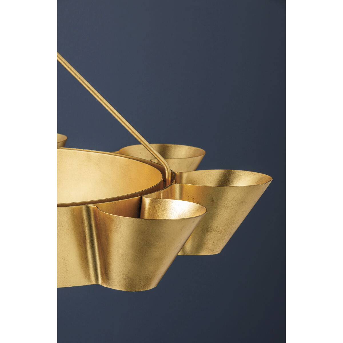 Reeve 8 Light 37.5 inch Vintage Gold Leaf Chandelier Ceiling Light