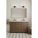 Noellea 2 Light 15.25 inch Dark Bronze and Legacy Brass Vanity Wall Light