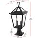 Frankford 2 Light 22 inch Black Outdoor Post Light