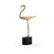 Chelsea House Silver Plated/Natural Flamingo Accent