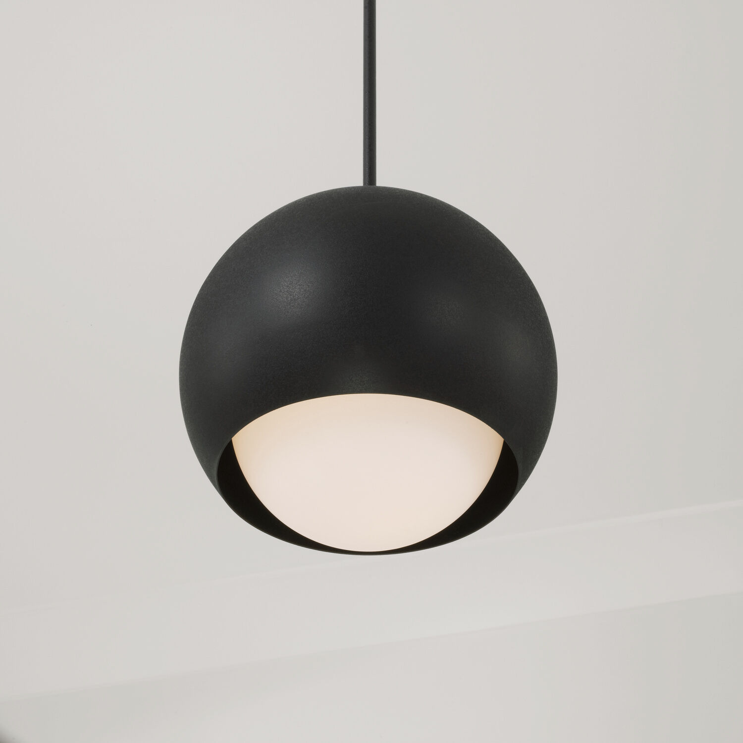 Dolby 1 Light 12.5 inch Black Iron Pendant Ceiling Light