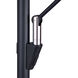 NOLA 72 inch 30.00 watt Black and Satin Nickel Torchiere Portable Light