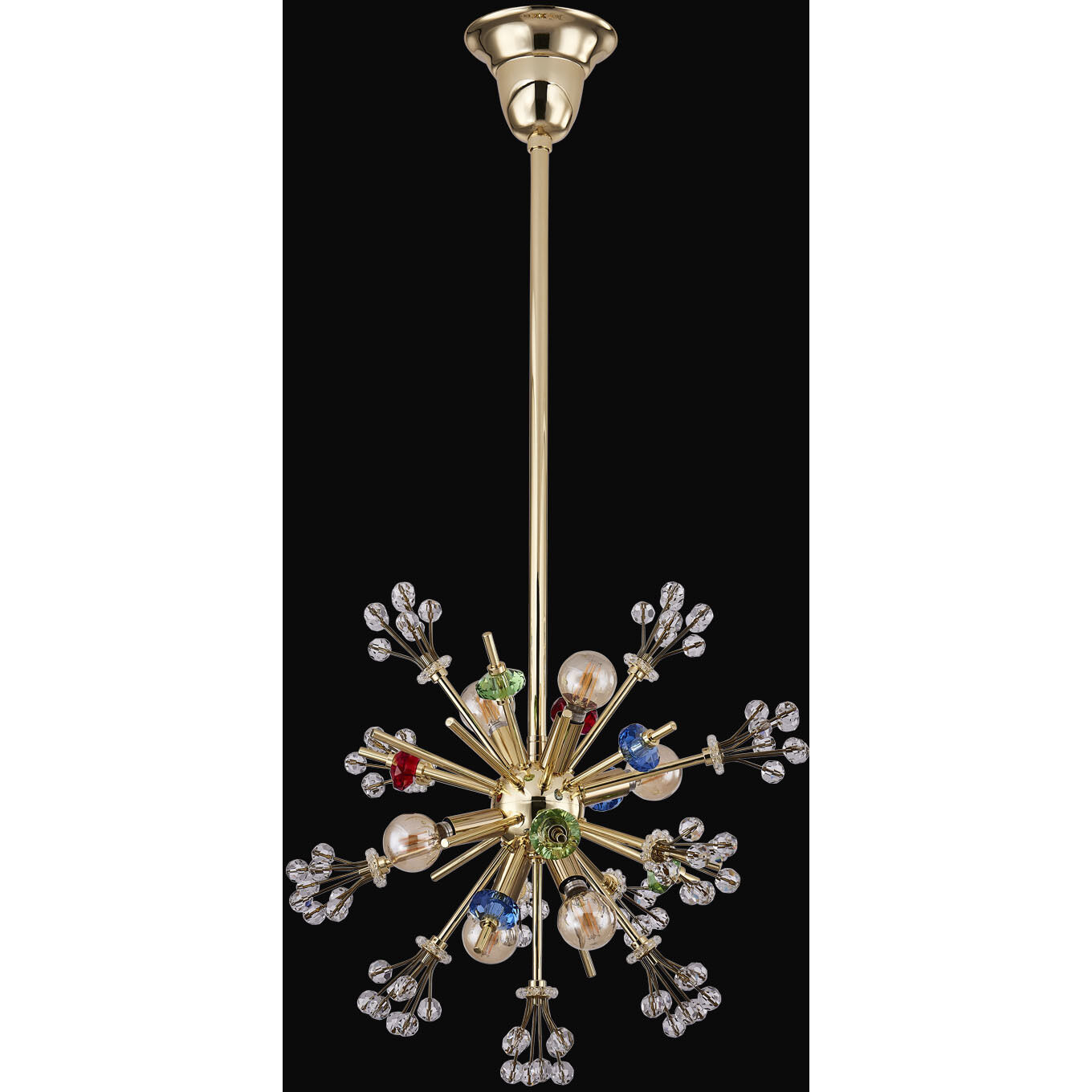 Constellation 6 Light 13 inch 18K Gold Pendant Ceiling Light