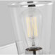 C&M by Chapman & Myers Alessa 1 Light 5 inch Polished Nickel Bath Vanity Wall Sconce Wall Light