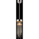 Waterfall 1 Light 5.88 inch Polished Nickel Mini Pendant Ceiling Light