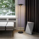 Rancho Mirage 61 inch 23.00 watt Matte Black and Weathered Brass Floor Lamp Portable Light