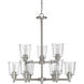 Bohin 9 Light 28 inch Brushed Nickel Chandelier Ceiling Light