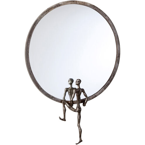 Kobe 25 X 18 inch Raw Steel Wall Mirror, Number 2