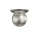 Hemisphere LED 4 inch Natural Anodized Surface Mount Ceiling Light