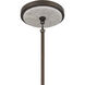 Olyra 12 Light 31.75 inch Plated Dark Bronze Convertible Pendant/Semi-Flush Mount Ceiling Light