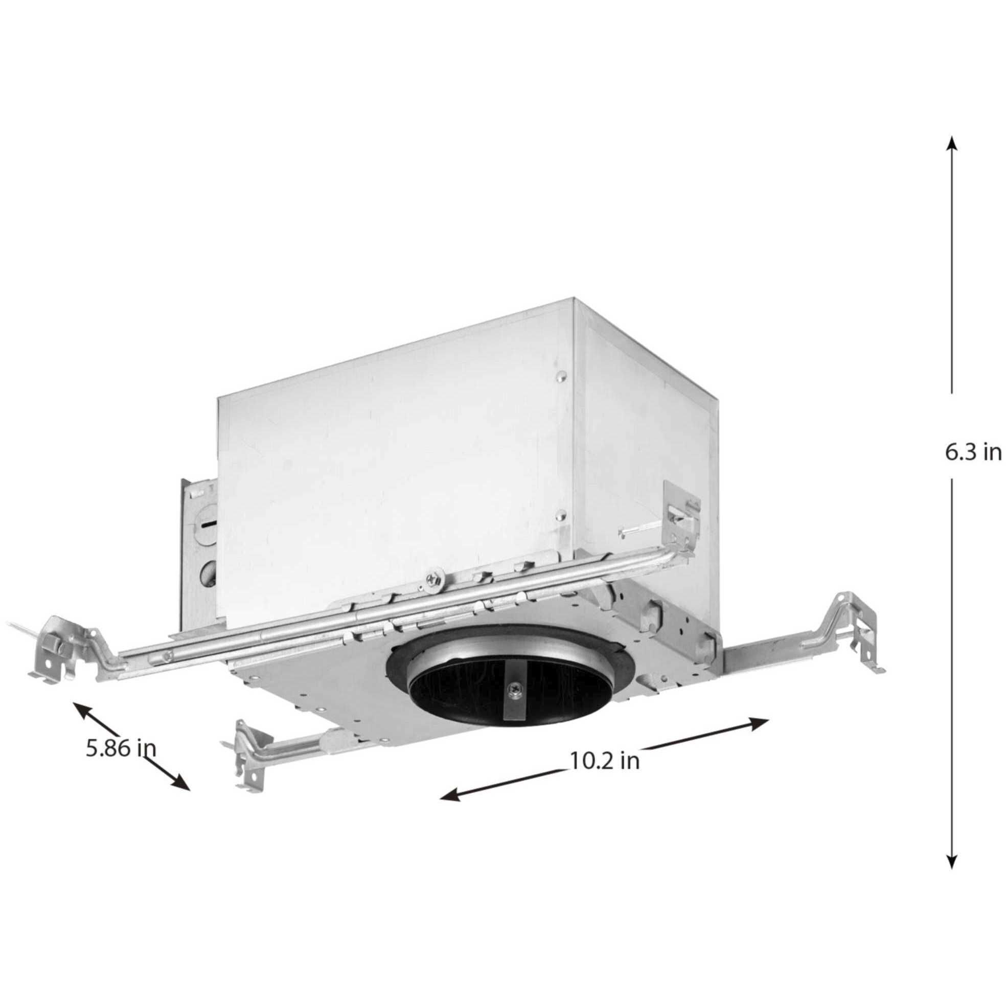 4in Recessed Housing PAR20 Unfinished Recessed Can in IC Rated, New Construction