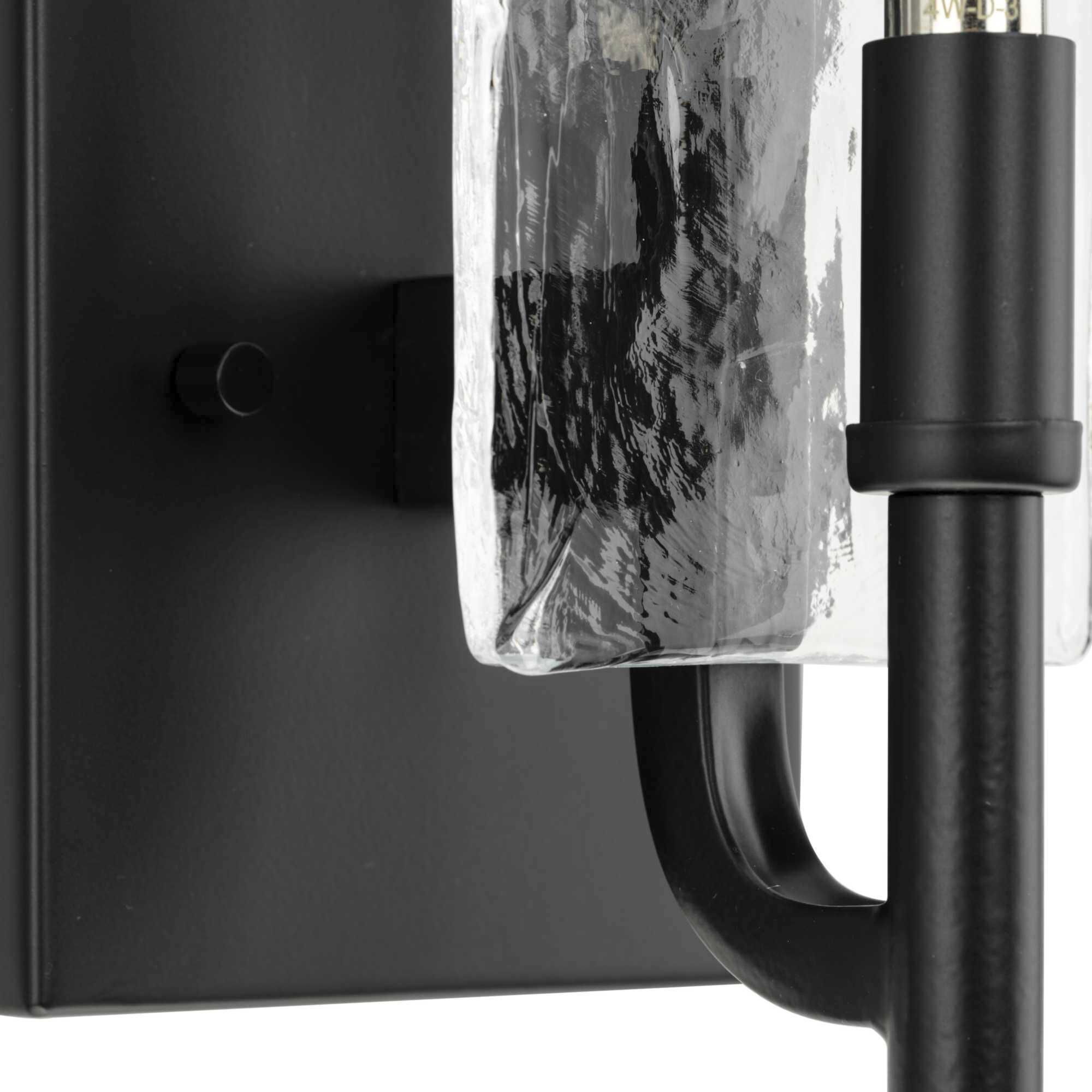 Rivera 1 Light 4.5 inch Matte Black Wall Bracket Wall Light, Design Series