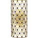 Windsor Sconce Wall Light in French Gold and Matte Black