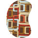 Forum 108 X 72 inch Red and Brown Area Rug, Wool