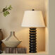 Abacus 29.5 inch Black Table Lamp Portable Light