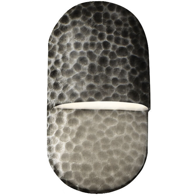 Ambiance Collection - Capsule LED 10 inch Hammered Pewter Outdoor Wall Sconce, Form+Finish+Function