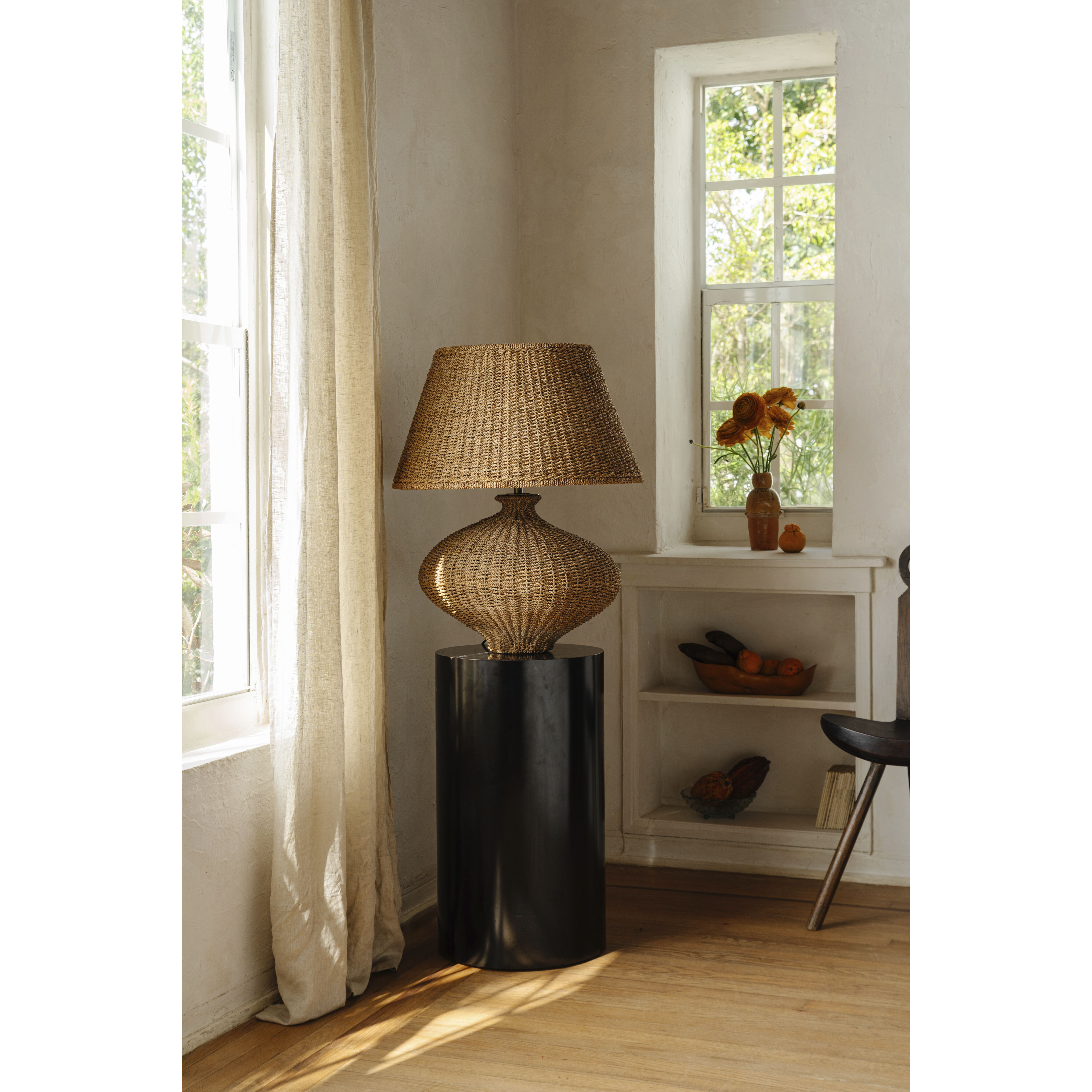 Nette 25.5 inch 15.00 watt Patina Brass Table Lamp Portable Light