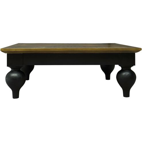 Piedmont 44 X 44 inch Harvest Brown with Kettle Black Coffee Table
