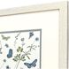 Botanical Page Blue and Green Framed Art, Propac