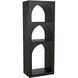 Aqueduct Matte Black Bookcase, A