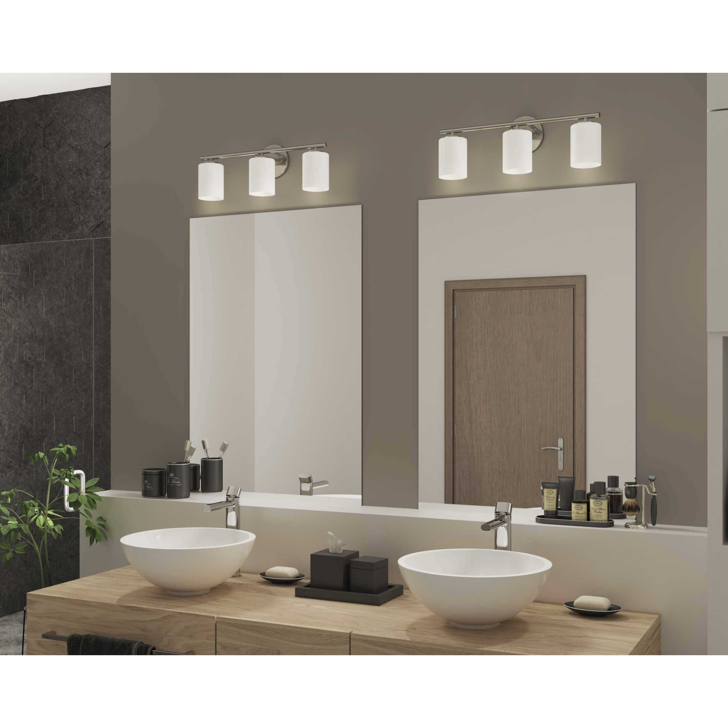 Replay 3 Light 22 inch Polished Nickel Bath Vanity Wall Light