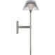 Waterford Blaze Tail Sconce Wall Light in Polished Nickel