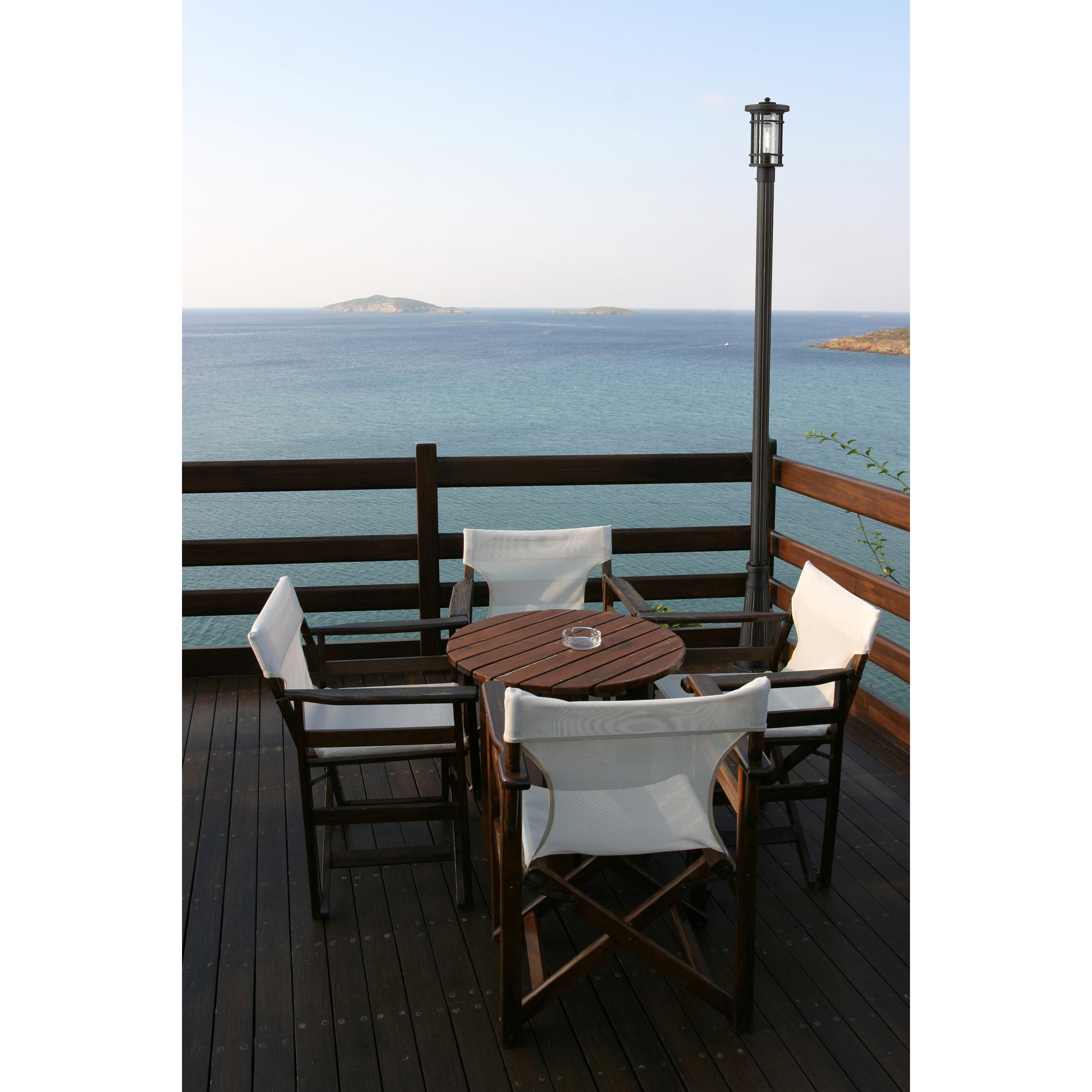 Jordan 1 Light 108.5 inch Oil Rubbed Bronze Outdoor Post Mounted Fixture in 11