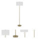 Kendal 64 inch 60 watt Antique Brass Floor Lamp Portable Light