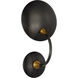 Thomas O'Brien Keria LED 8 inch Bronze and Hand-Rubbed Antique Brass Wall Wash Sconce Wall Light, Medium