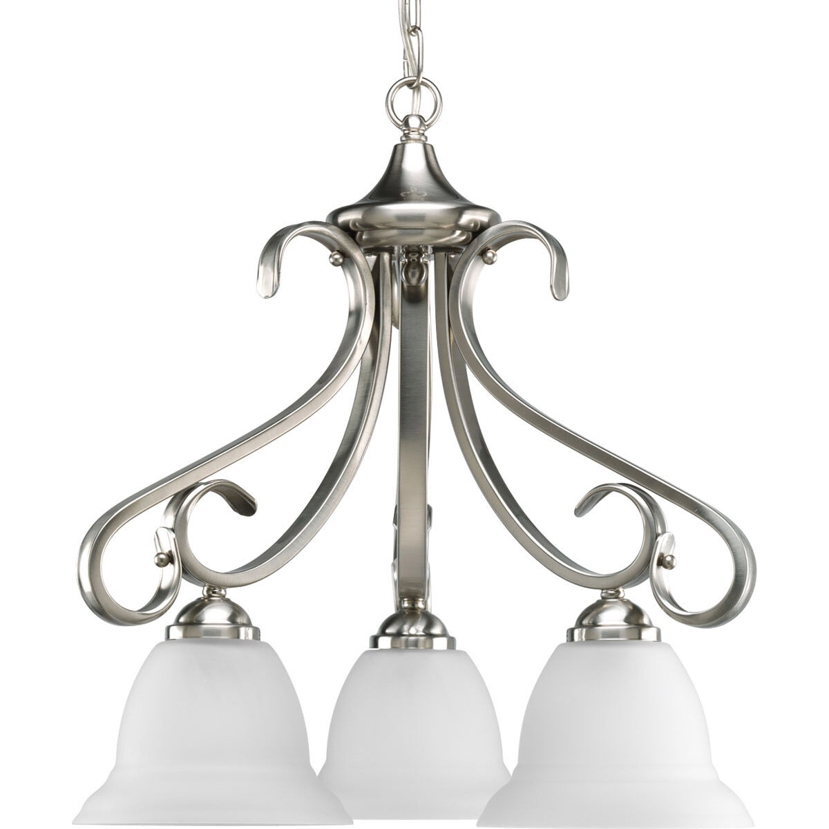 Slade 3 Light 19.13 inch Brushed Nickel Chandelier Ceiling Light