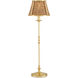 Deauville 31.75 inch 7 watt Natural and Polished Brass Table Lamp Portable Light, Suzanne Duin Collection