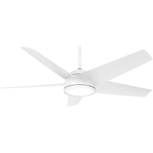 Chubby 58 inch Flat White Indoor/Outdoor Ceiling Fan, Wifi