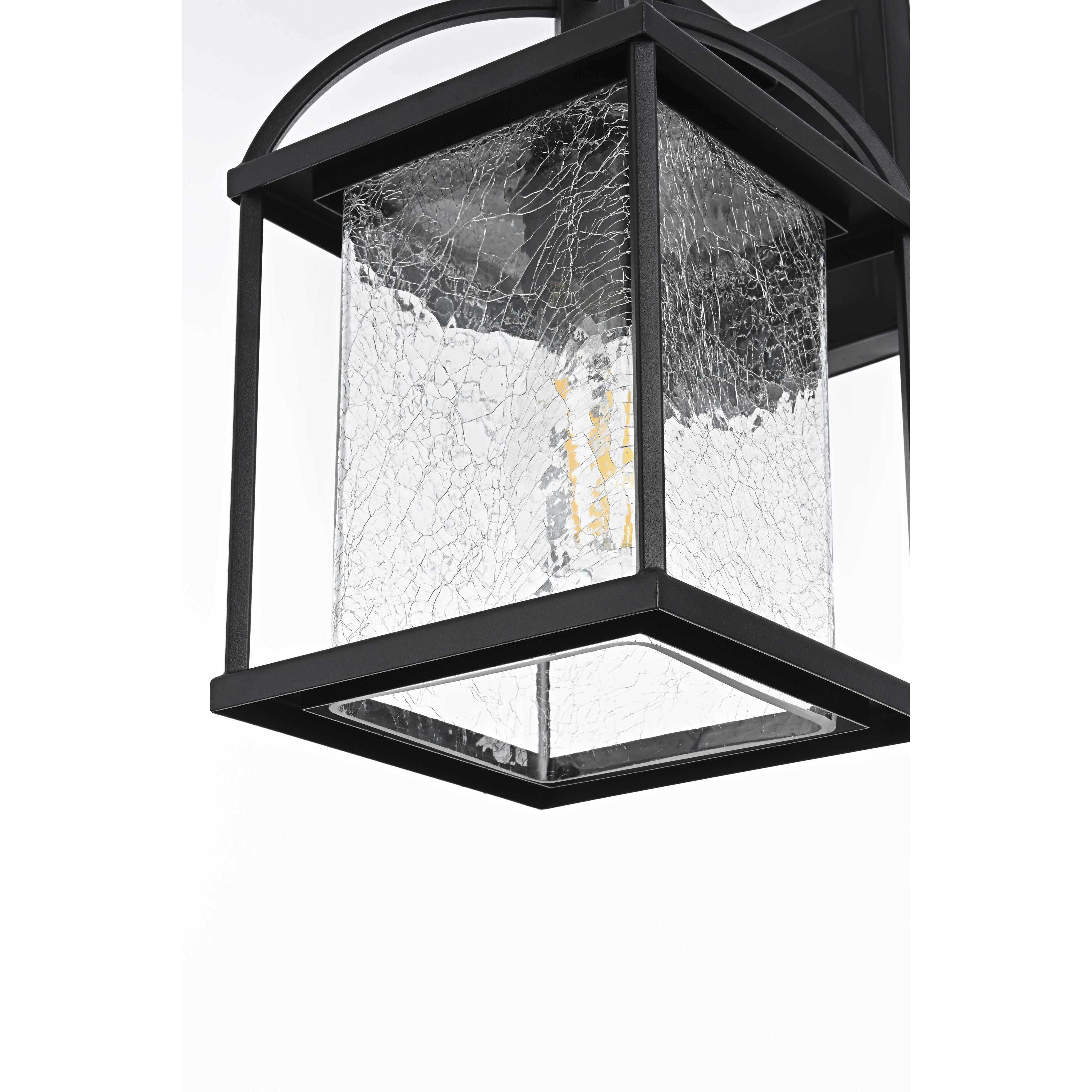 Gratz 1 Light 14 inch Black Outdoor Wall Sconce