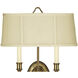 Cambridge LED 15 inch Burnished Brass ADA Indoor Wall Sconce Wall Light