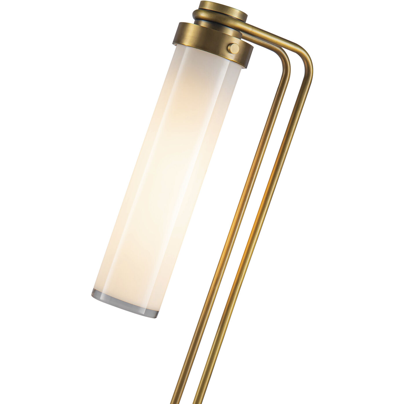 Wynwood 22.25 inch 60.00 watt Vintage Brass/Glossy Opal Table Lamp Portable Light