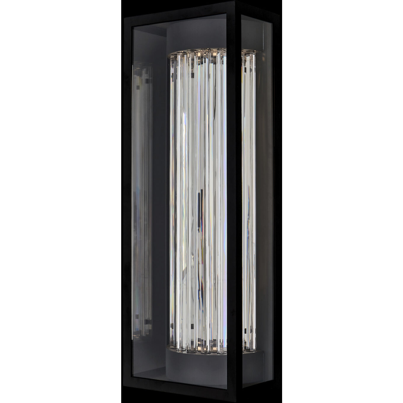 Cilindro Esterno 28 inch Matte Black Outdoor Wall Sconce