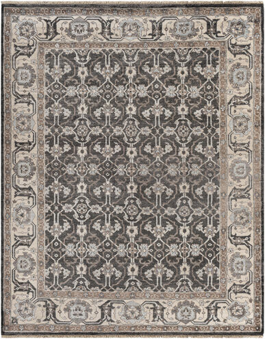 Theodora 120 X 96 inch Black Rug in 8 x 10, Rectangle