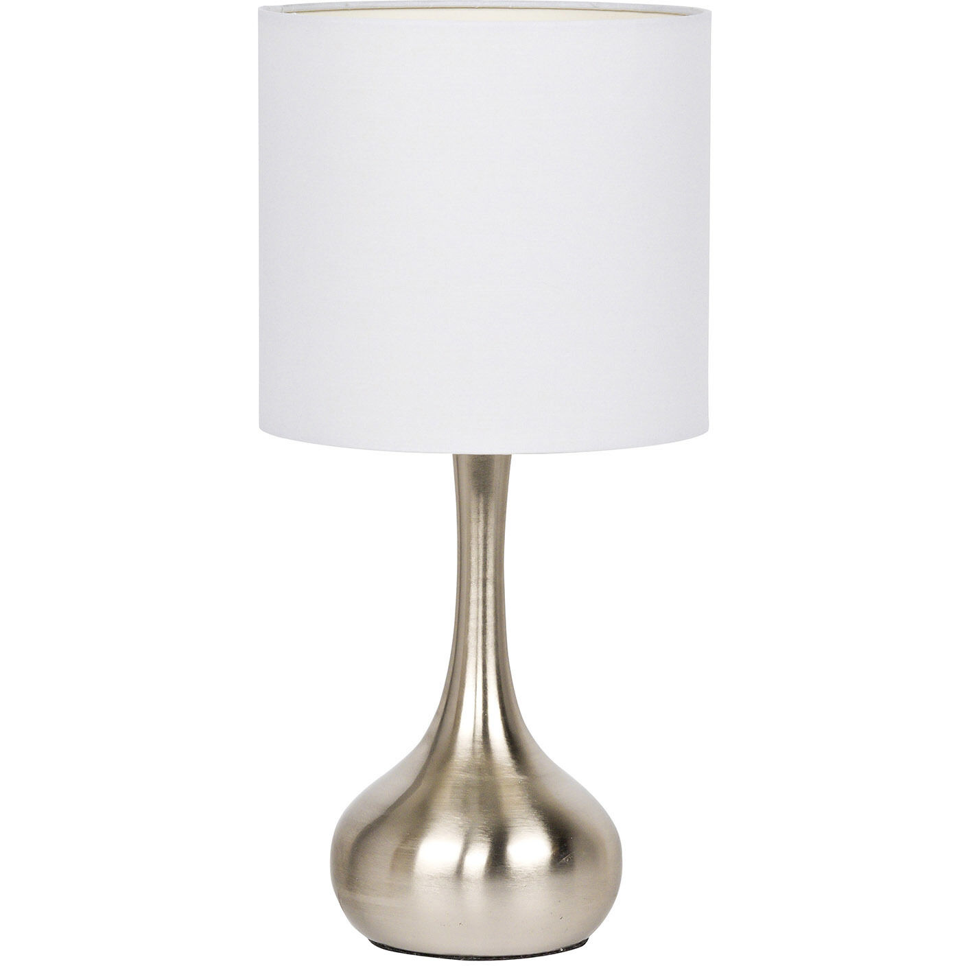 Bejamin 17.13 inch 60 watt Brushed Polished Nickel Table Lamp Portable Light