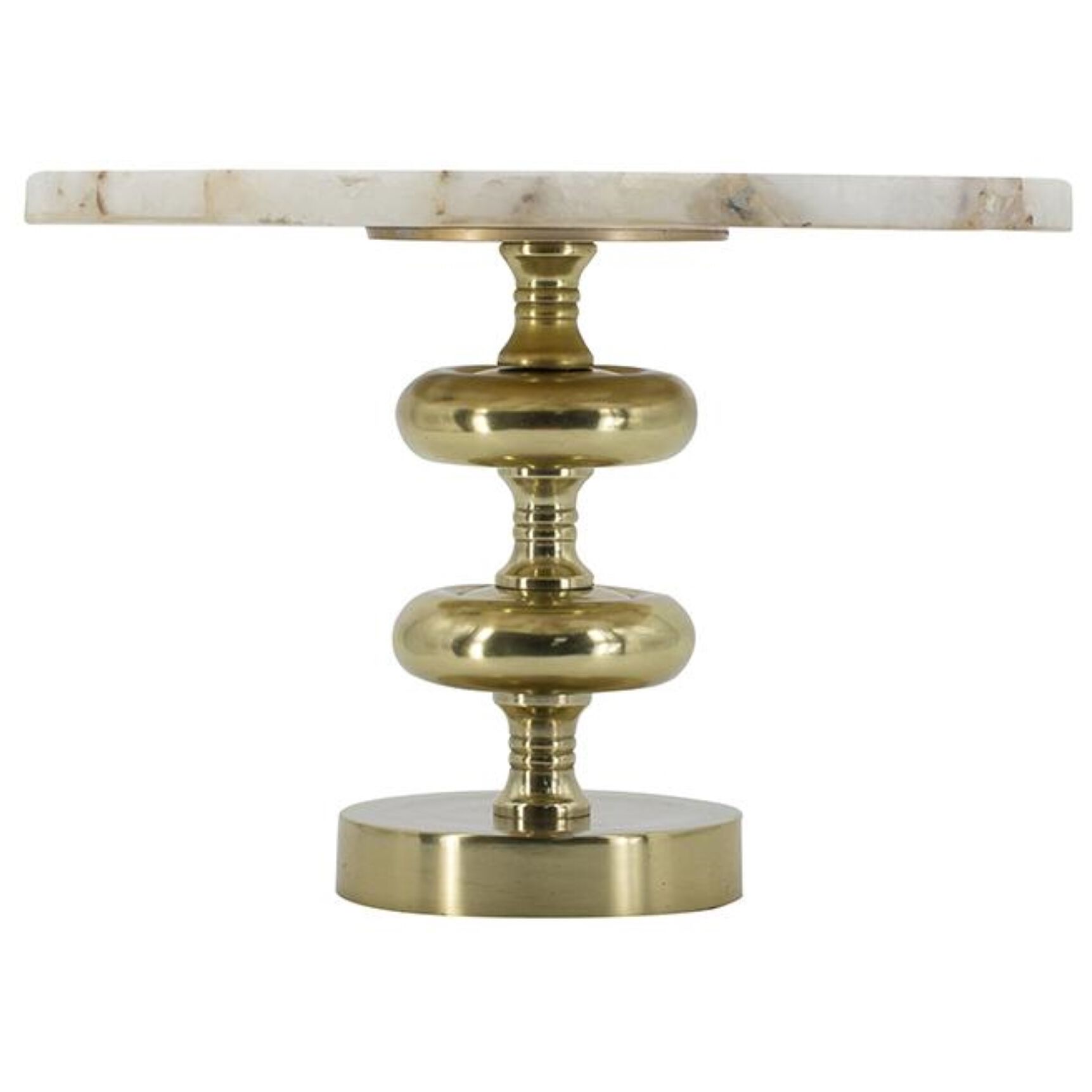 Anita 14.2 X 14.2 inch Brass Spray Cake Stand