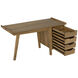 Kennedy 56.5 X 23.5 inch Natural Desk