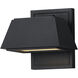 Mansard LED 6 inch Black Outdoor Wall Mount